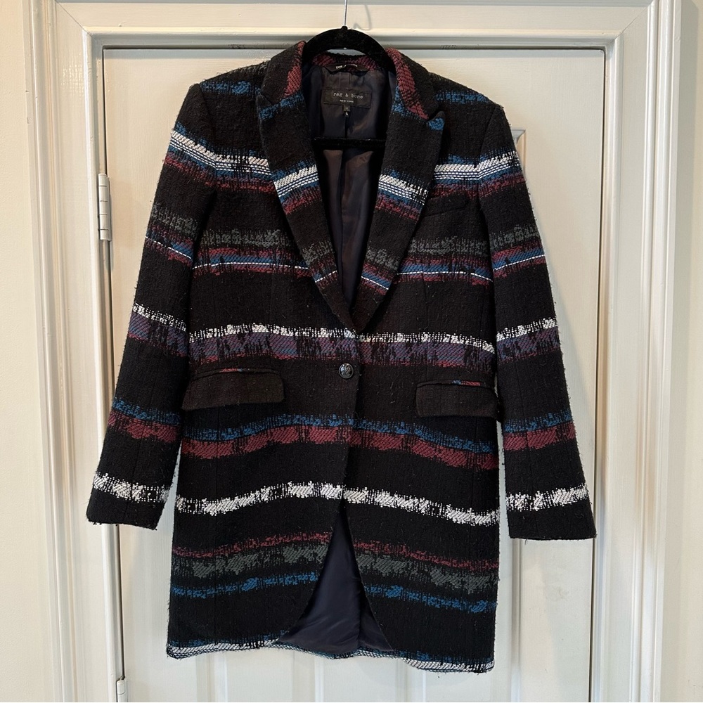 Rag & Bone Colorful Striped Blazer